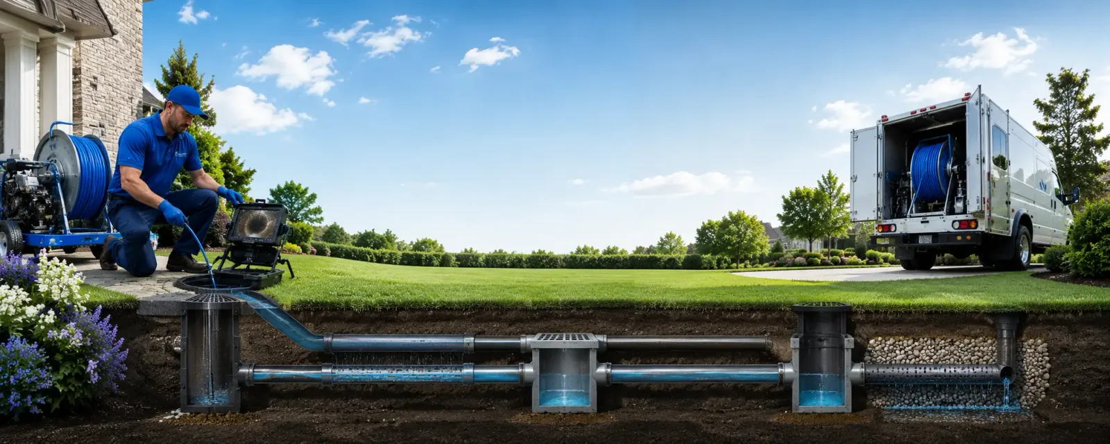 Outdoor drain cleaning information for Northbridge, MA